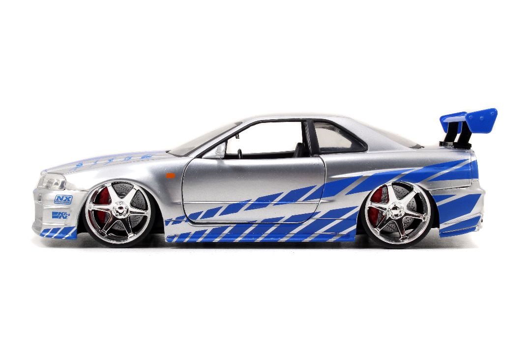 Jada 1/24 "Fast & Furious" Brian's Nissan Skyline GT-R (R34)