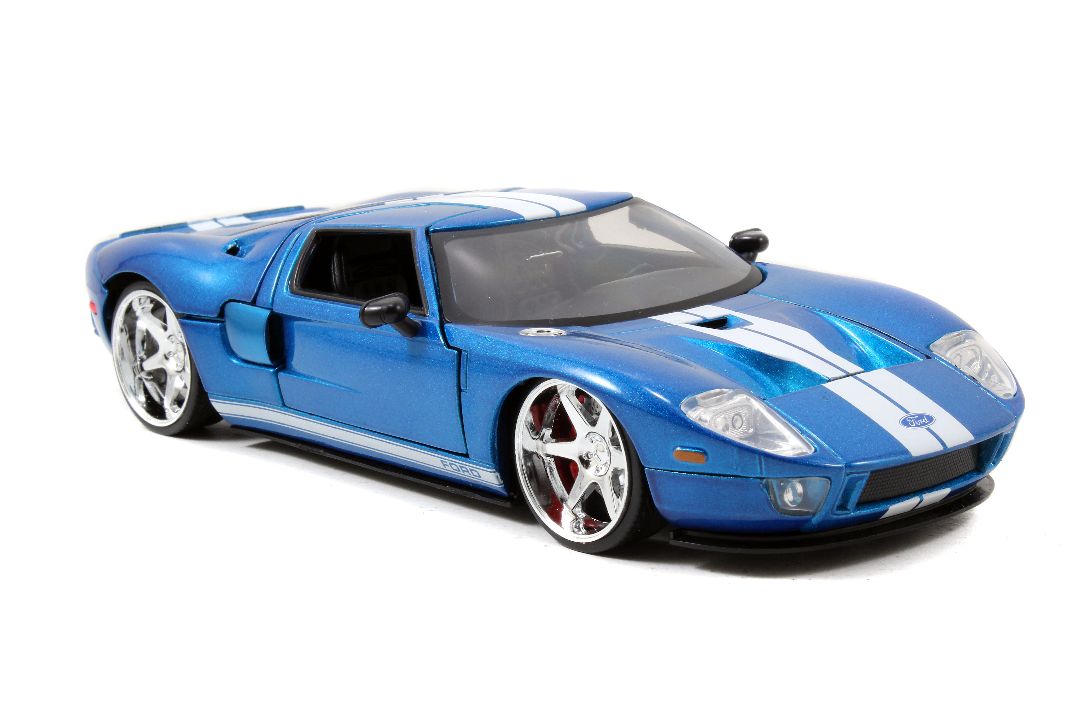 Jada 1/24 "Fast & Furious" 2005 Ford GT - Metallic Blue - Click Image to Close