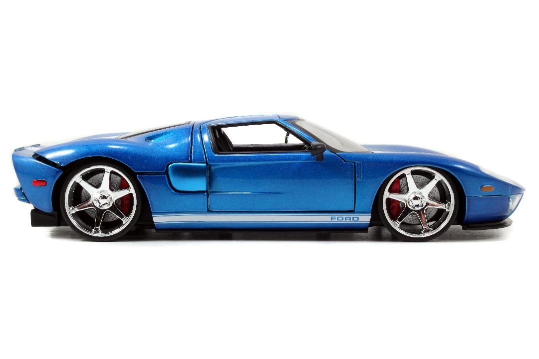 Jada 1/24 "Fast & Furious" 2005 Ford GT - Metallic Blue - Click Image to Close