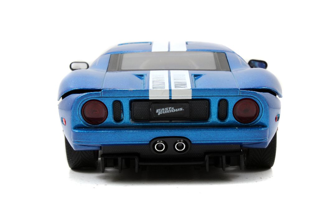 Jada 1/24 "Fast & Furious" 2005 Ford GT - Metallic Blue - Click Image to Close