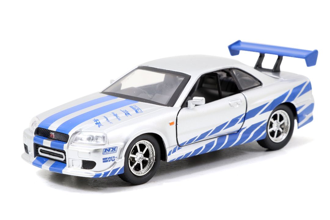 Jada 1/32 "Fast & Furious" Brian's Skyline GT-R (R34) Silver - Click Image to Close