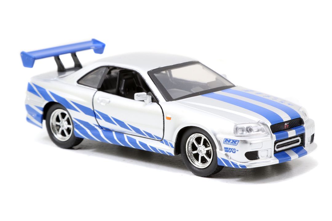 Jada 1/32 "Fast & Furious" Brian's Skyline GT-R (R34) Silver - Click Image to Close