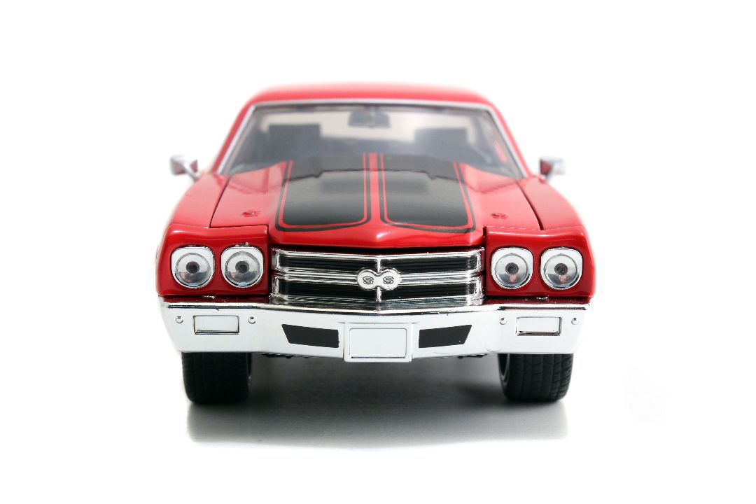 Jada 1/24 "Fast & Furious" Dom's Chevy Chevelle SS Red w/ Black