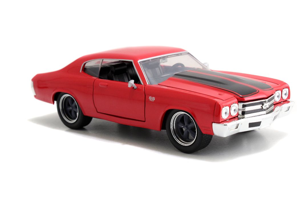 Jada 1/24 "Fast & Furious" Dom's Chevy Chevelle SS Red w/ Black