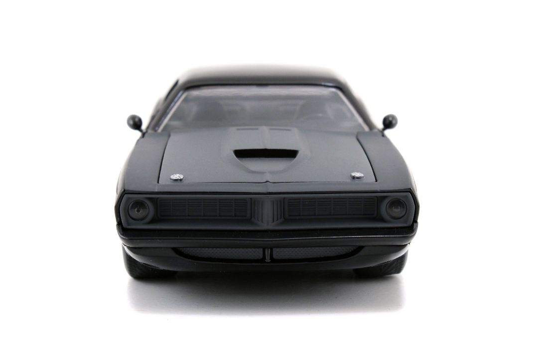 Jada 1/24 "Fast & Furious" Letty's 1970 Plymouth Barracuda Black - Click Image to Close