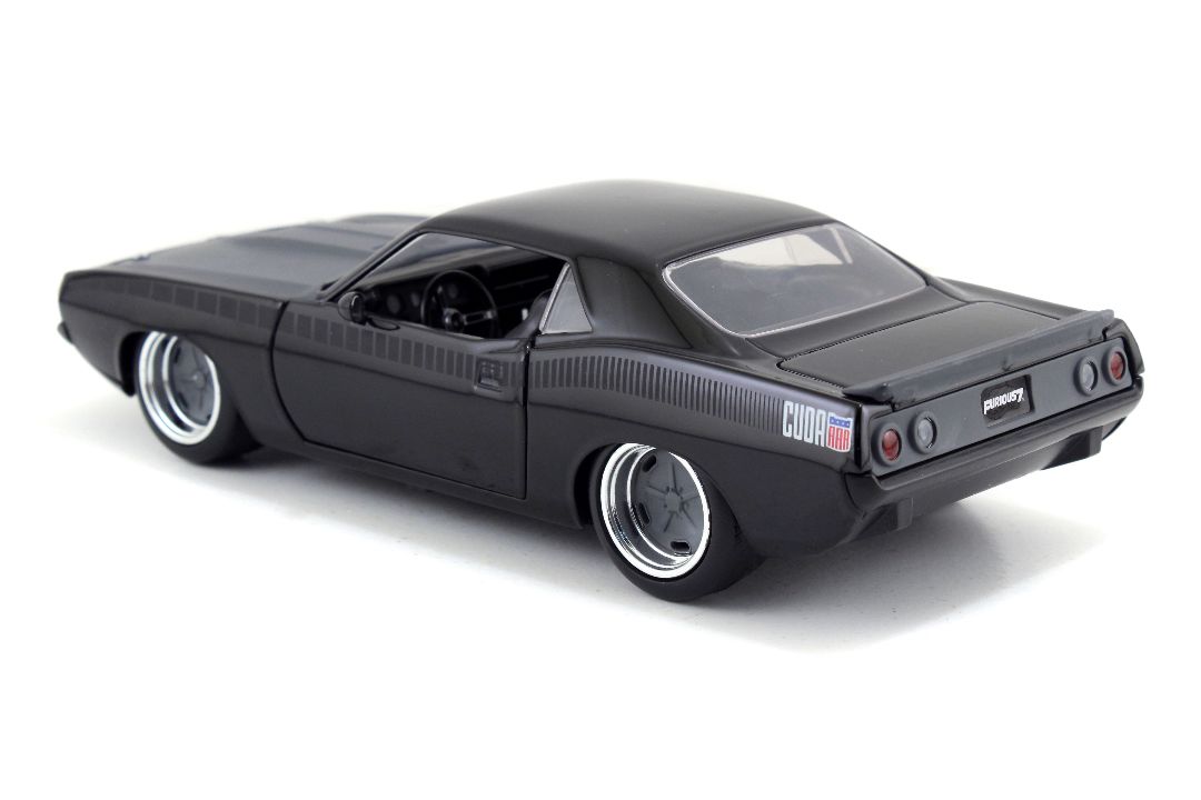 Jada 1/24 "Fast & Furious" Letty's 1970 Plymouth Barracuda Black