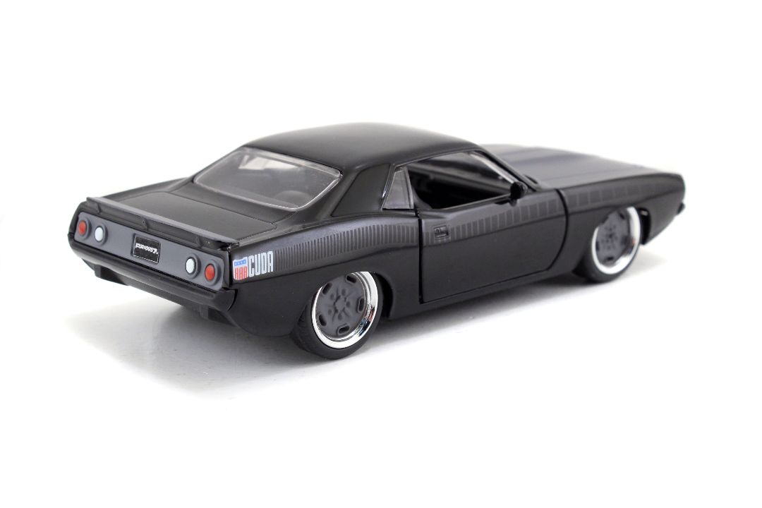 Jada 1/32 "Fast & Furious" Letty's Plymouth Barracuda - Black - Click Image to Close