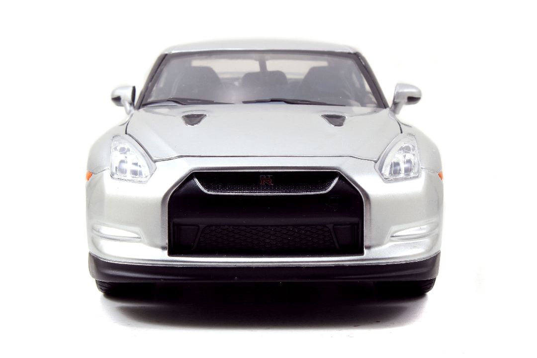 Jada 1/24 "Fast & Furious" Brian's 2009 Nissan R35 - Silver - Click Image to Close