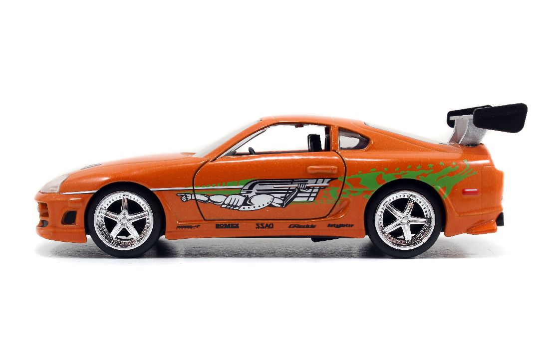 Jada 1/32 "Fast & Furious" Brian's Toyota Supra - Orange - Click Image to Close