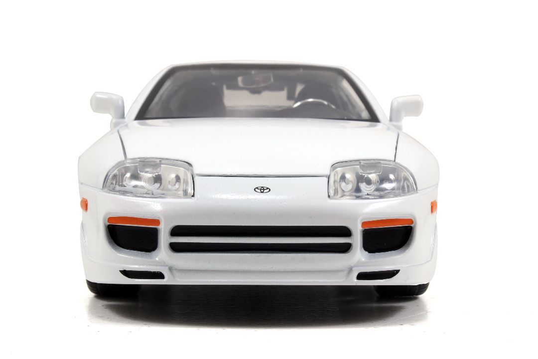 Jada 1/24 "Fast & Furious" Brian's 1995 Toyota Supra - White - Click Image to Close