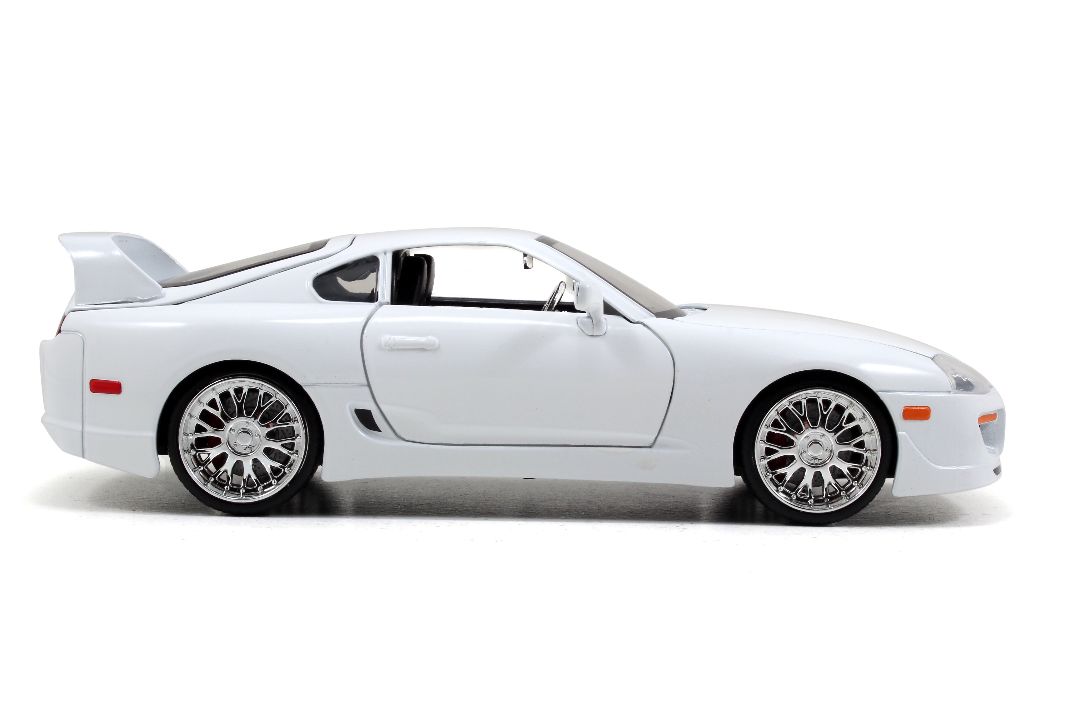 Jada 1/24 "Fast & Furious" Brian's 1995 Toyota Supra - White - Click Image to Close