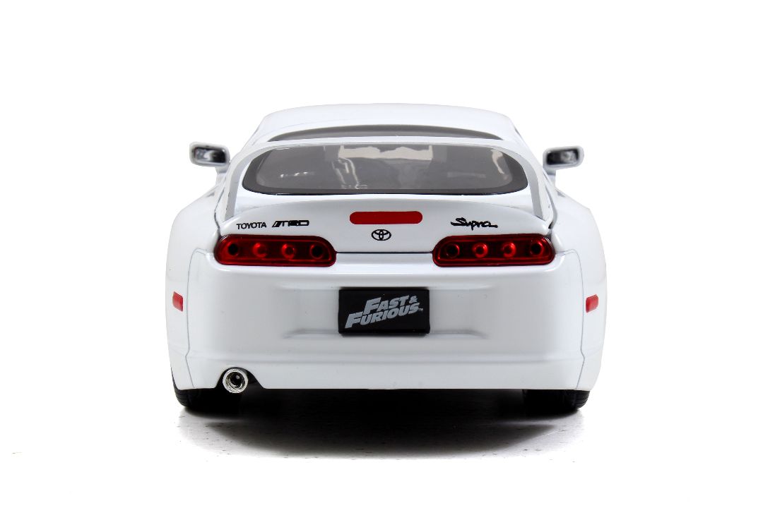 Jada 1/24 "Fast & Furious" Brian's 1995 Toyota Supra - White - Click Image to Close