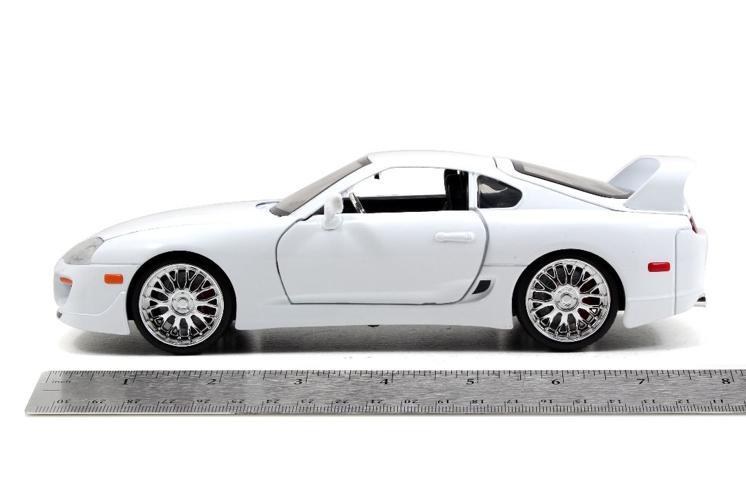 Jada 1/24 "Fast & Furious" Brian's 1995 Toyota Supra - White - Click Image to Close