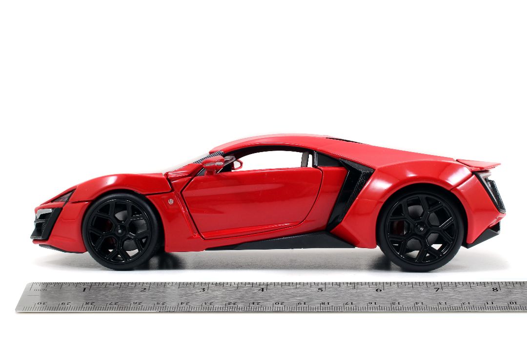 Jada 1/24 "Fast & Furious" Lykan Hypersport - Glossy Red - Click Image to Close