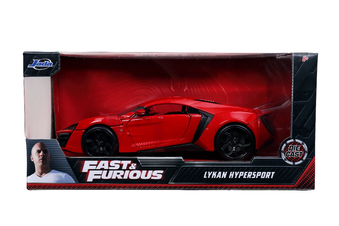 Jada 1/24 "Fast & Furious" Lykan Hypersport - Glossy Red - Click Image to Close
