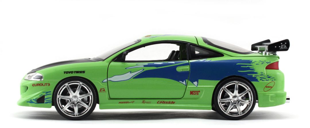 Jada 1/24 "Fast & Furious" Brian's Mitsubishi Eclipse - Green