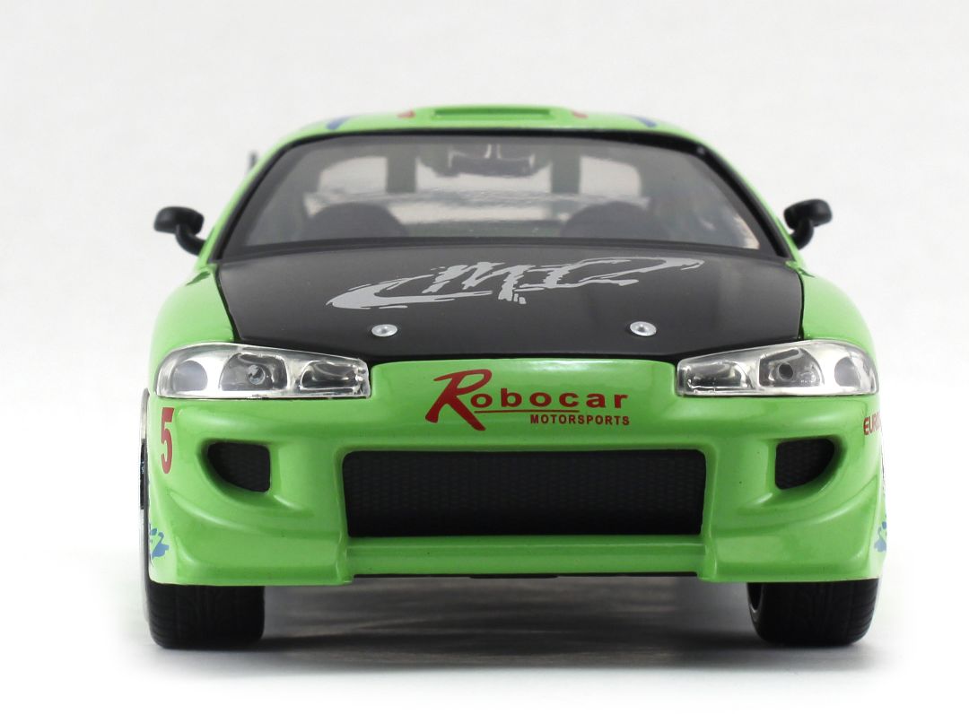 Jada 1/24 "Fast & Furious" Brian's Mitsubishi Eclipse - Green - Click Image to Close