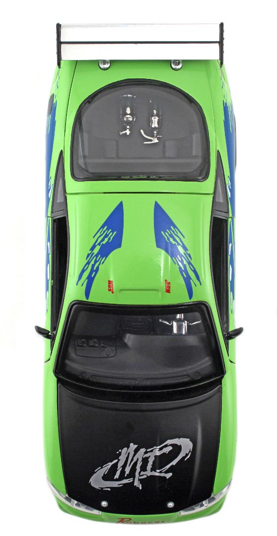 Jada 1/24 "Fast & Furious" Brian's Mitsubishi Eclipse - Green - Click Image to Close