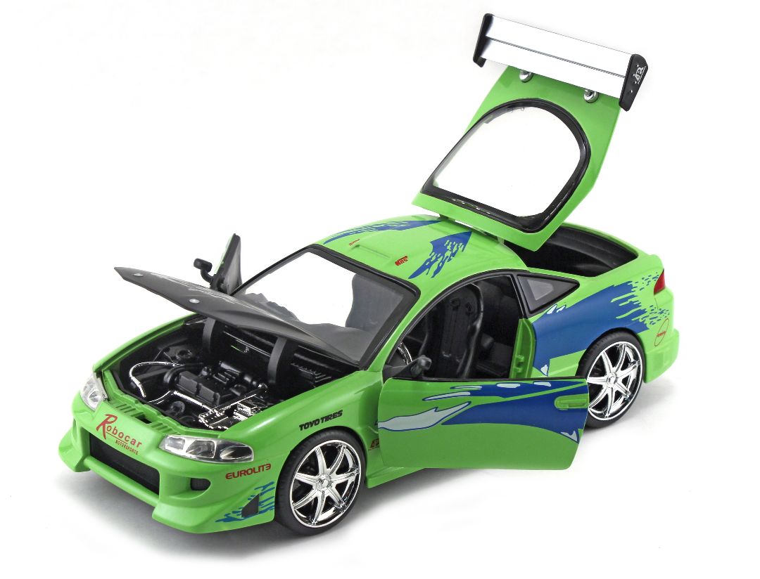 Jada 1/24 "Fast & Furious" Brian's Mitsubishi Eclipse - Green