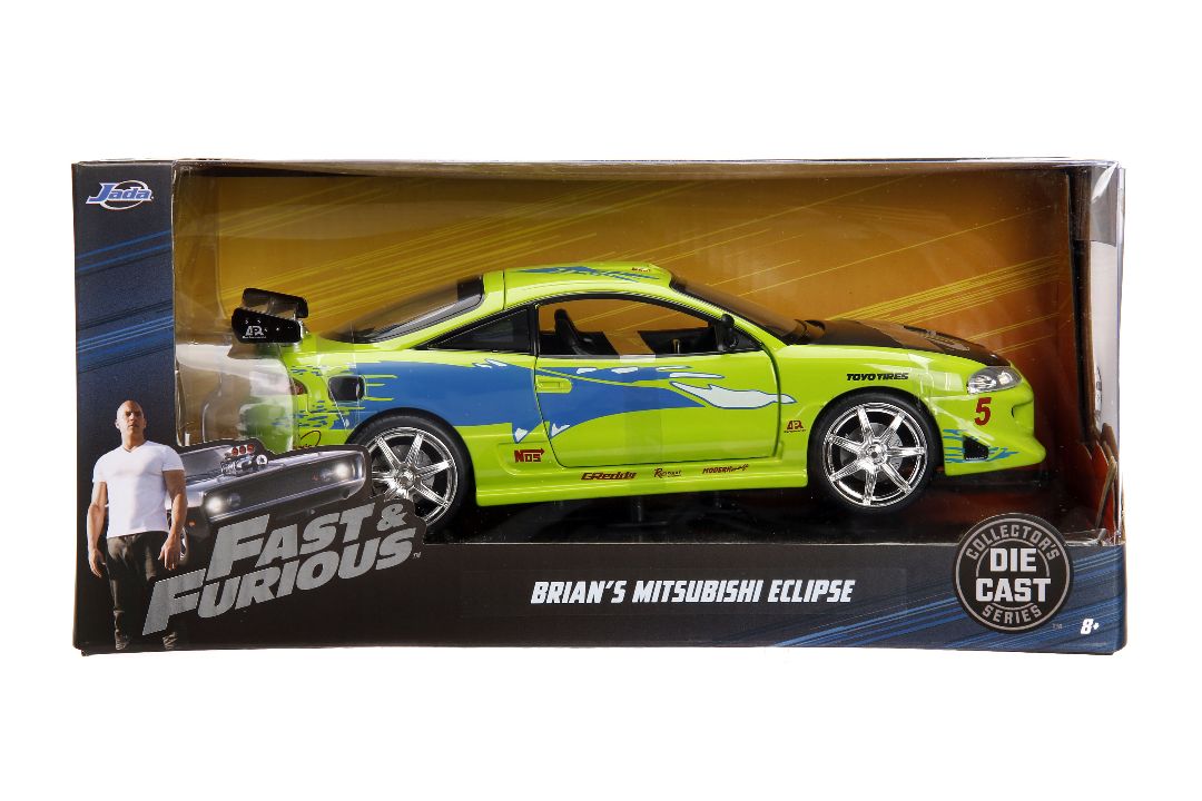 Jada 1/24 "Fast & Furious" Brian's Mitsubishi Eclipse - Green