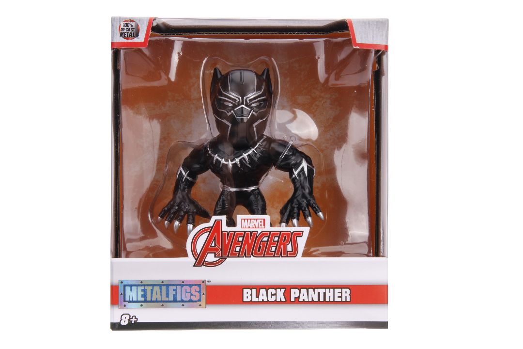 Jada 4" Metalfigs Marvel - Black Panther - Click Image to Close