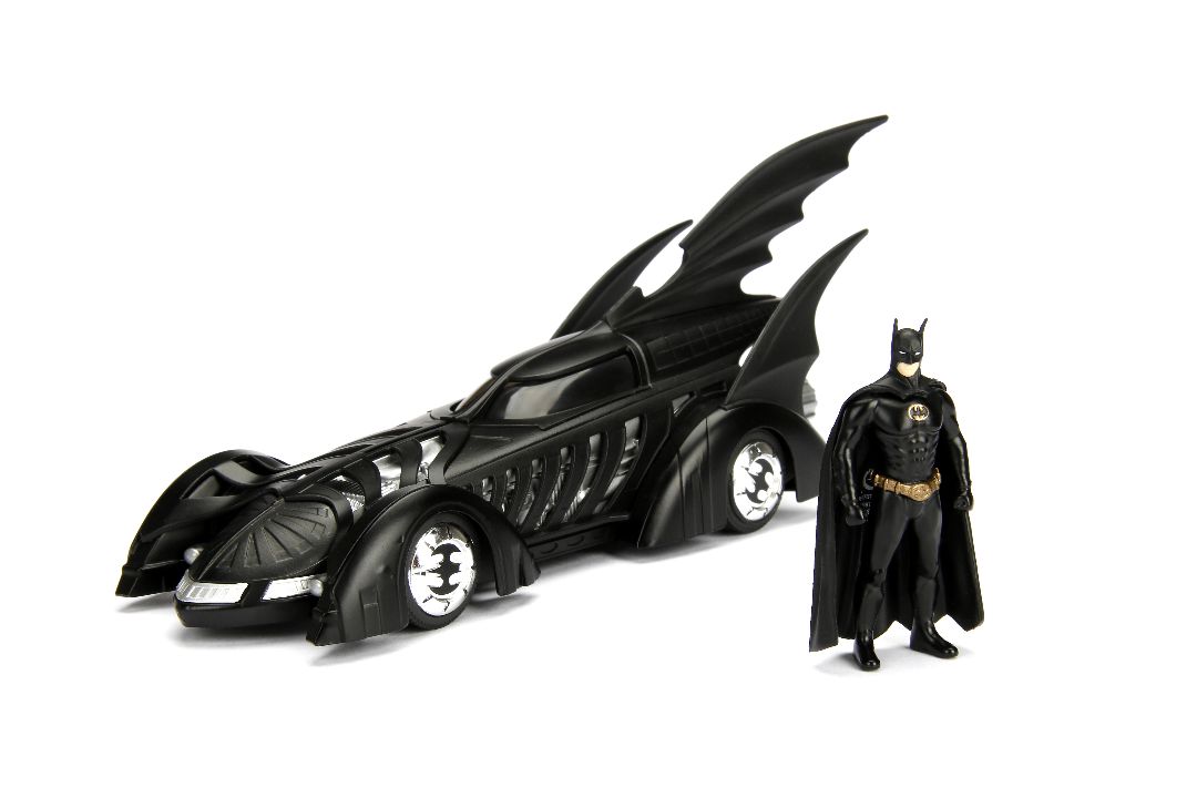 Jada 1/24 "Batman Forever" Batmobile w/ Batman Figure - 1995