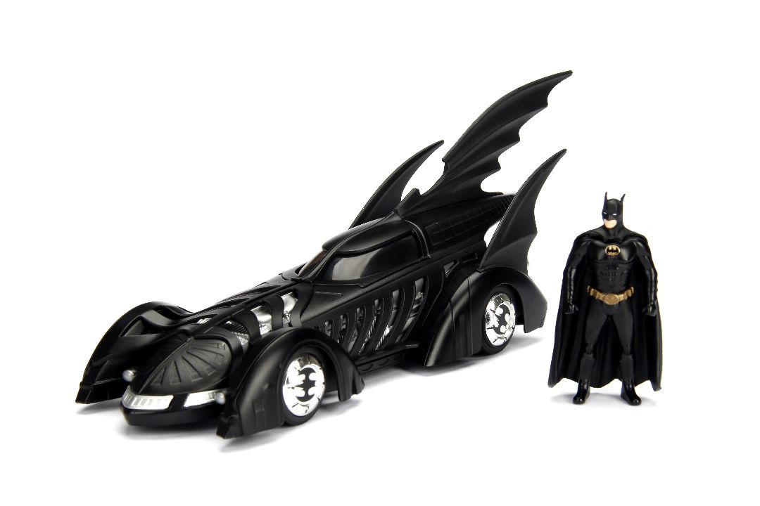 Jada 1/24 "Batman Forever" Batmobile w/ Batman Figure - 1995 - Click Image to Close