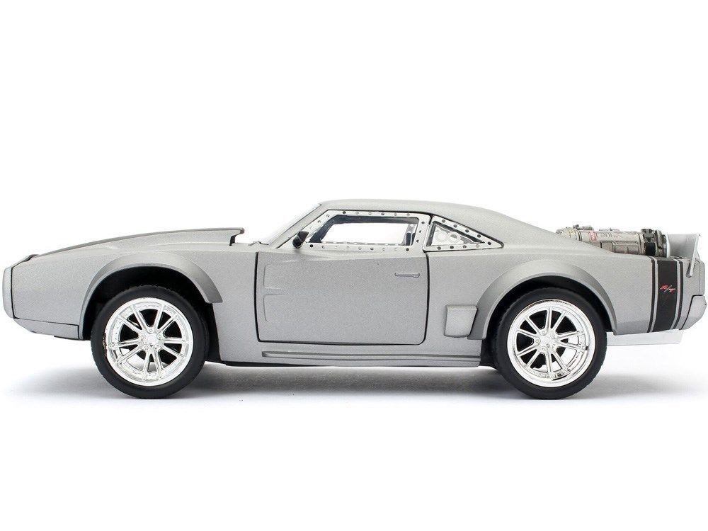 Jada 1/24 "Fast & Furious" Dom's Ice Charger - Grey - Click Image to Close