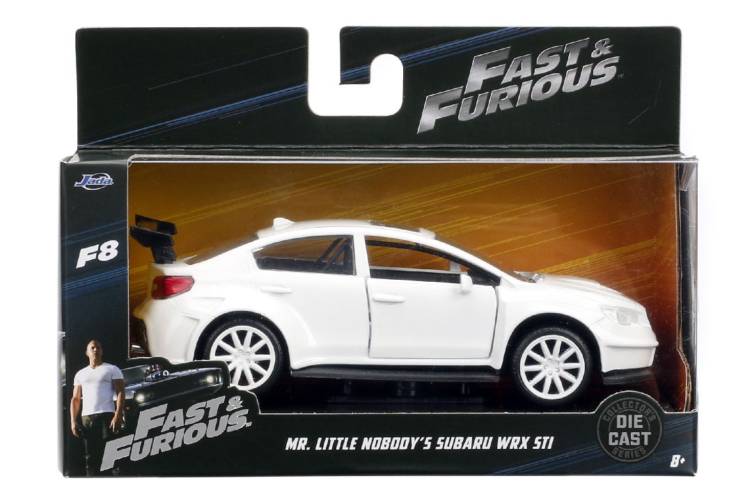 Jada 1/32 "Fast & Furious" Mr. Little Nobody Subaru WRX STI -Wht - Click Image to Close