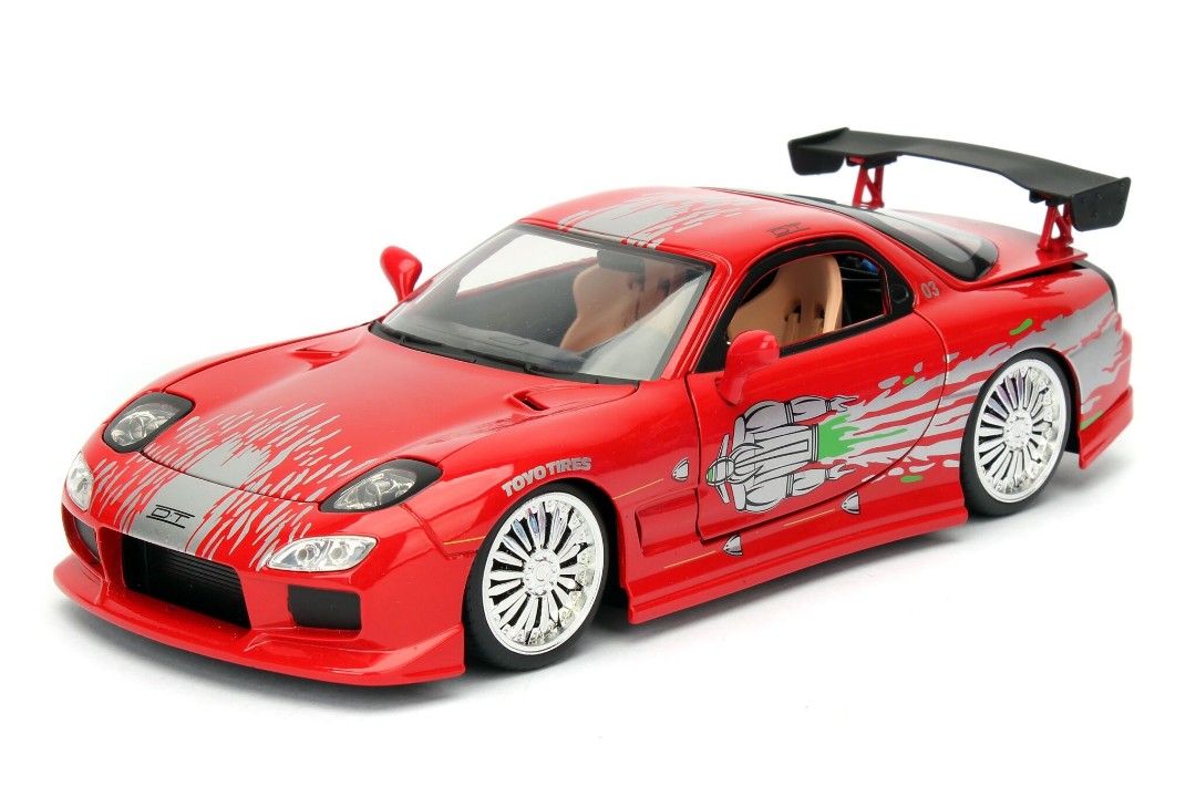 Jada 1/24 "Fast & Furious" Dom's Mazda RX-7 - Click Image to Close