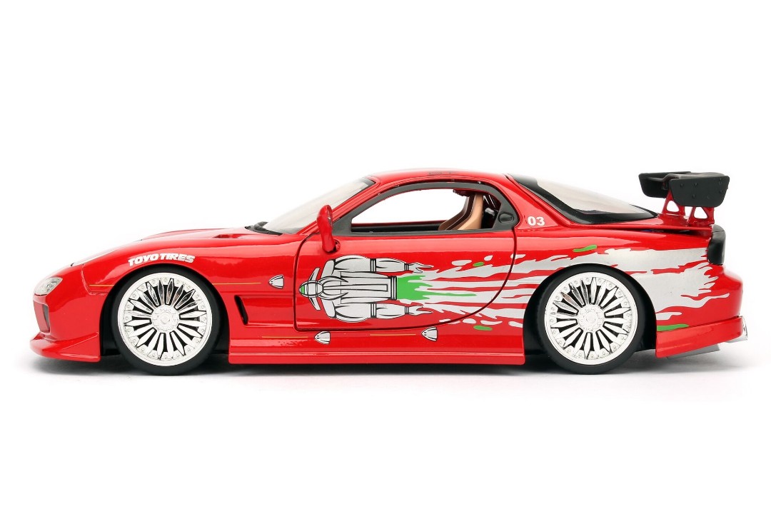 Jada 1/24 "Fast & Furious" Dom's Mazda RX-7 - Click Image to Close