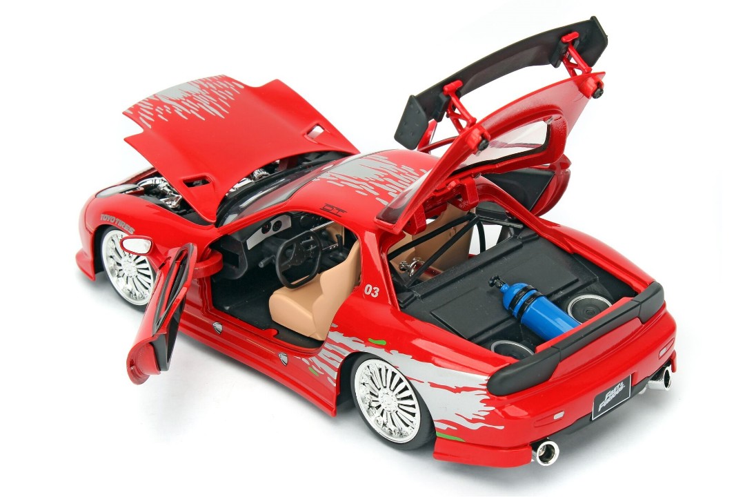 Jada 1/24 "Fast & Furious" Dom's Mazda RX-7 - Click Image to Close