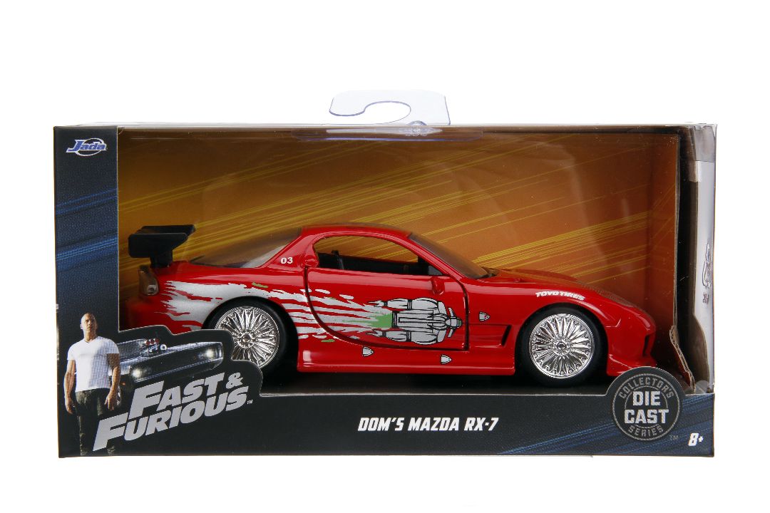 Jada 1/32 "Fast & Furious" Dom's Mazda RX-7 - Click Image to Close