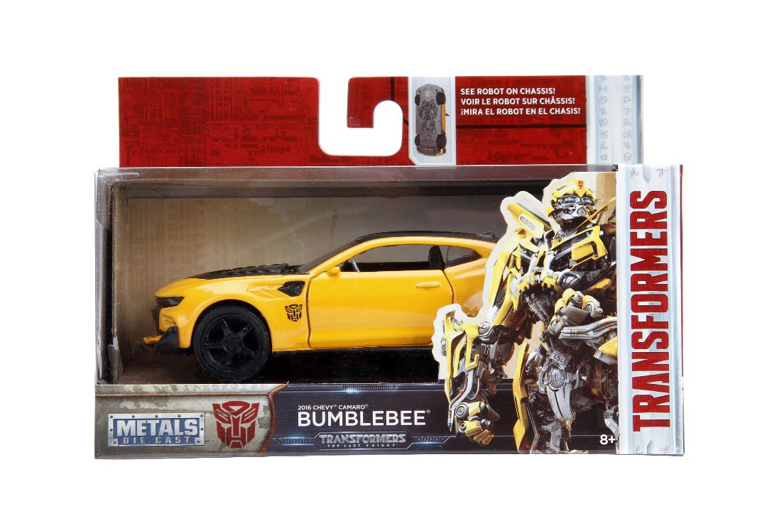 Jada 1/32 "Hollywood Rides" Transformers 5 2016 Camaro Bumblebee - Click Image to Close