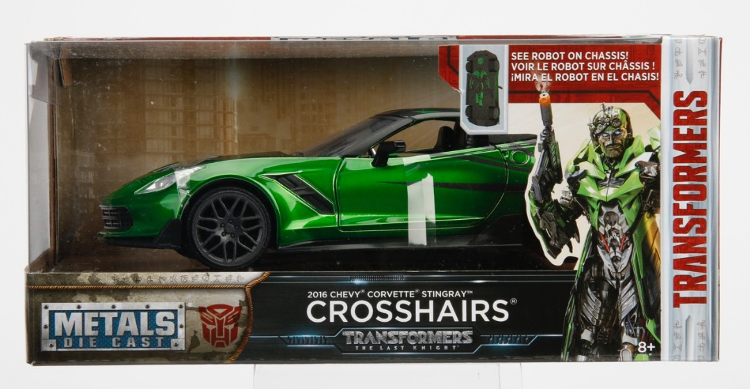 Jada 1/24 "Transformers" 2016 Corvette Crosshairs - Click Image to Close