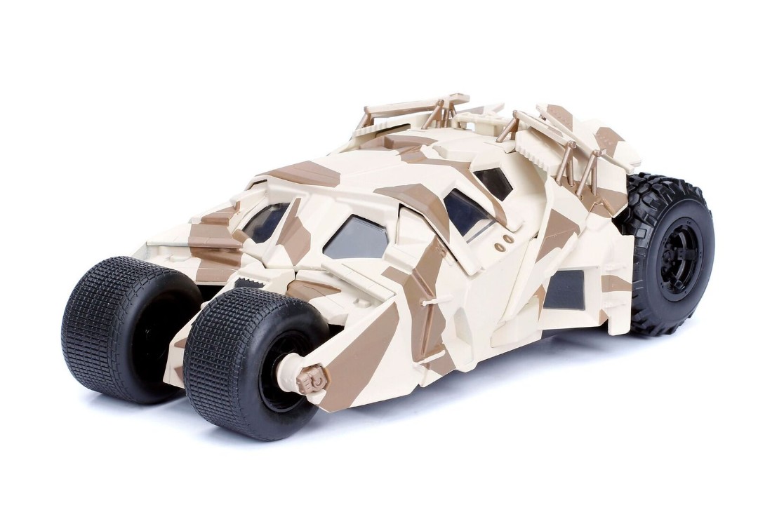 Jada 1/24 "The Dark Knight" Batmobile (Camo Version) - 2008 - Click Image to Close