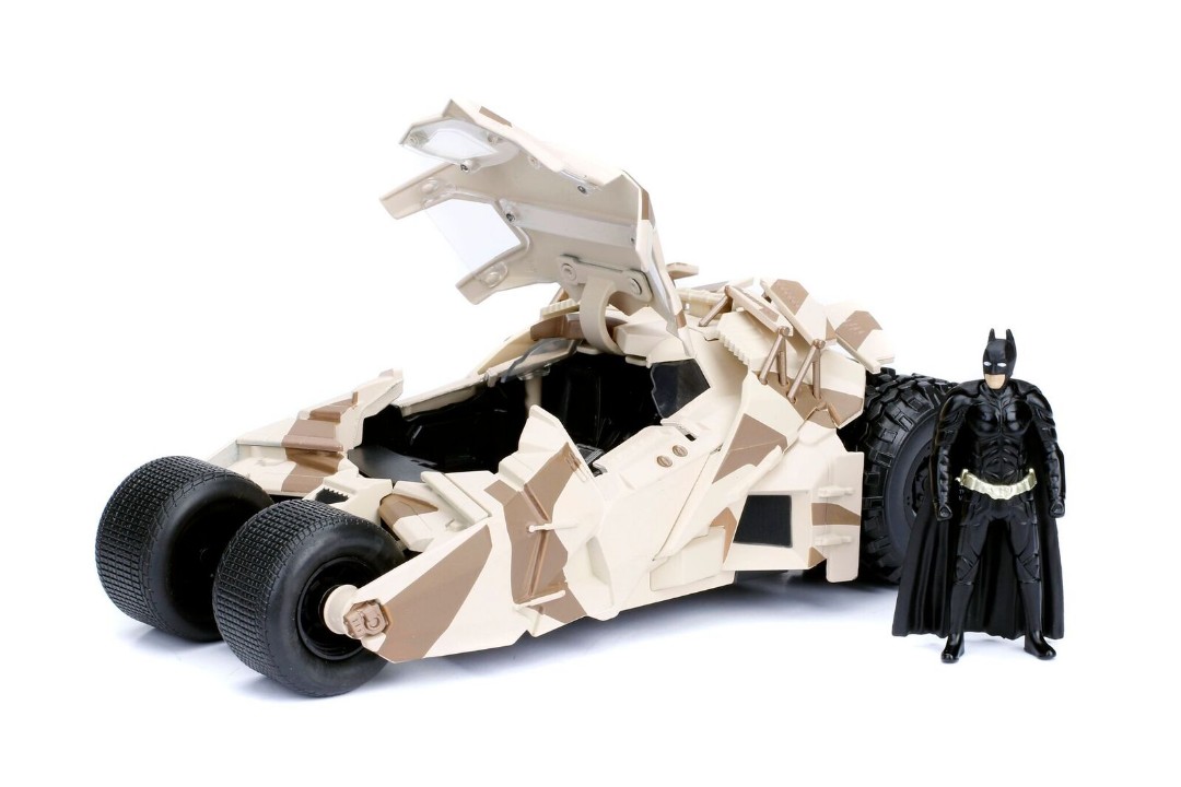 Jada 1/24 "The Dark Knight" Batmobile (Camo Version) - 2008 - Click Image to Close