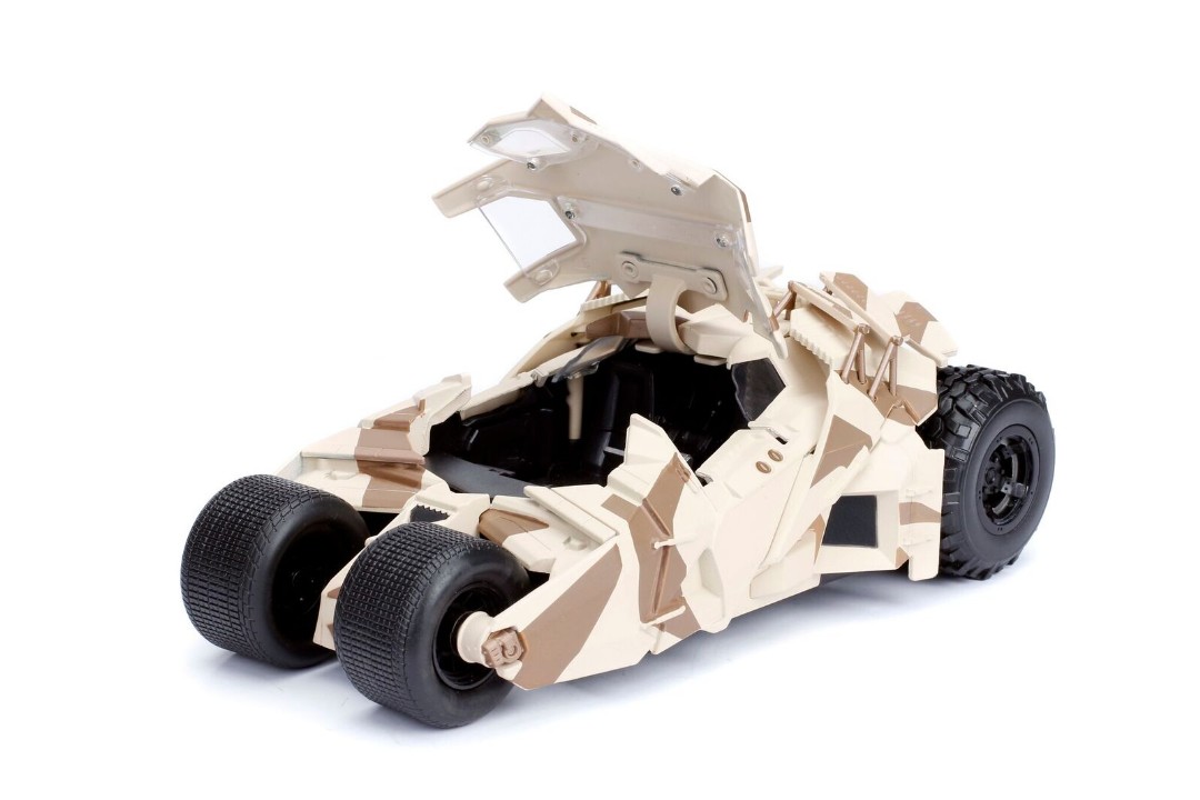 Jada 1/24 "The Dark Knight" Batmobile (Camo Version) - 2008 - Click Image to Close