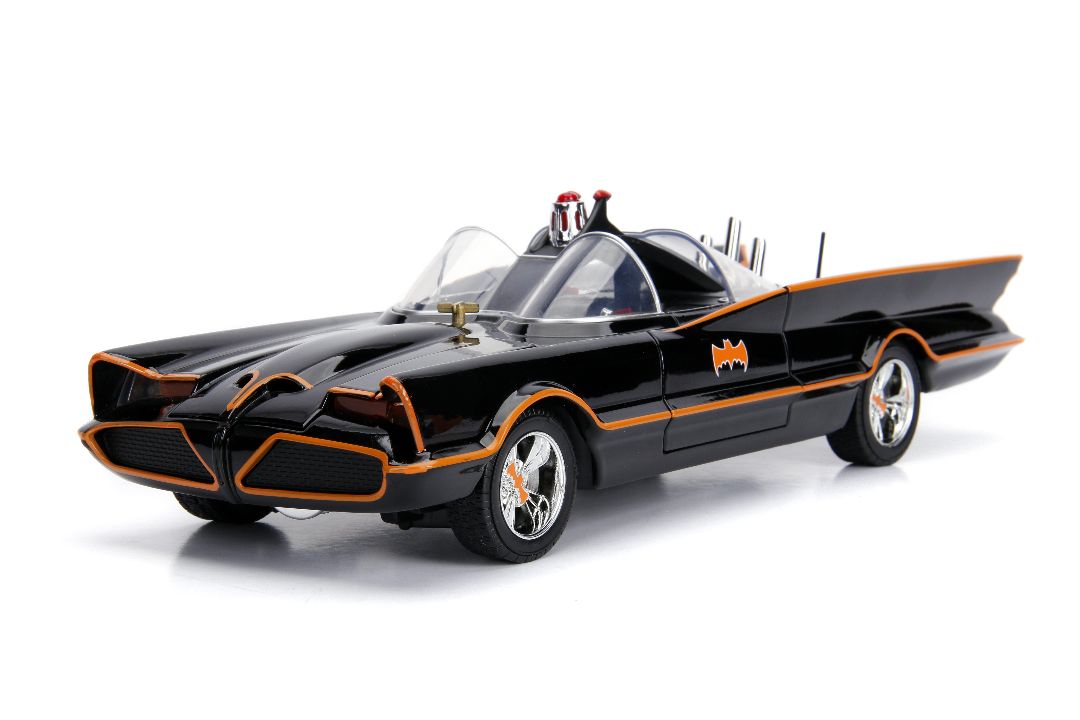 Jada 1/18 "Hollywood Rides" 1966 TV Series Batmobile with Batman - Click Image to Close