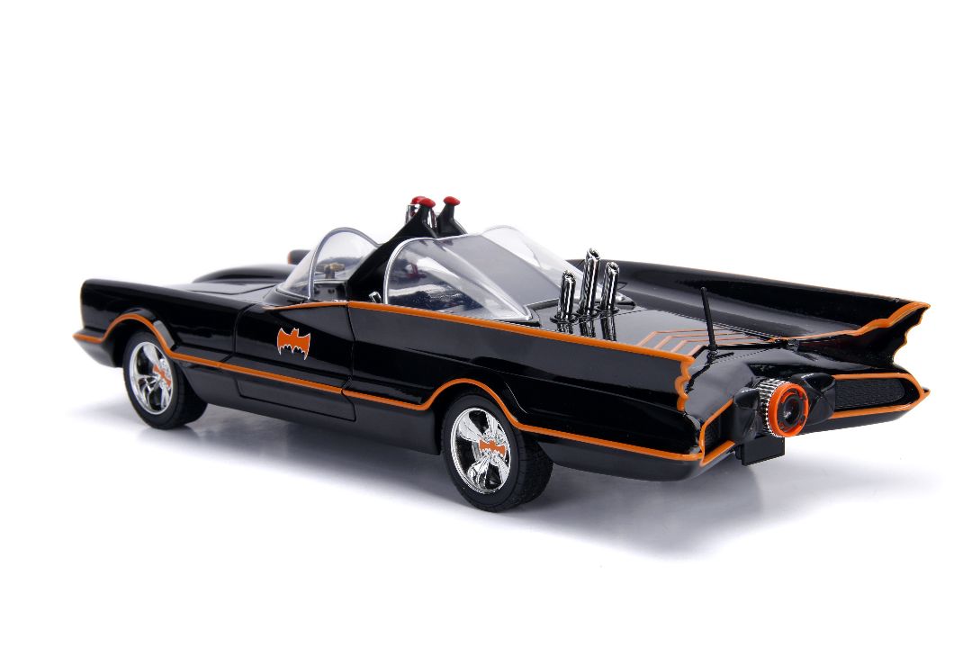 Jada 1/18 "Hollywood Rides" 1966 TV Series Batmobile with Batman - Click Image to Close