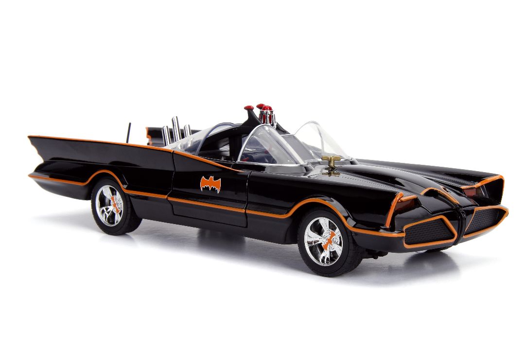 Jada 1/18 "Hollywood Rides" 1966 TV Series Batmobile with Batman - Click Image to Close