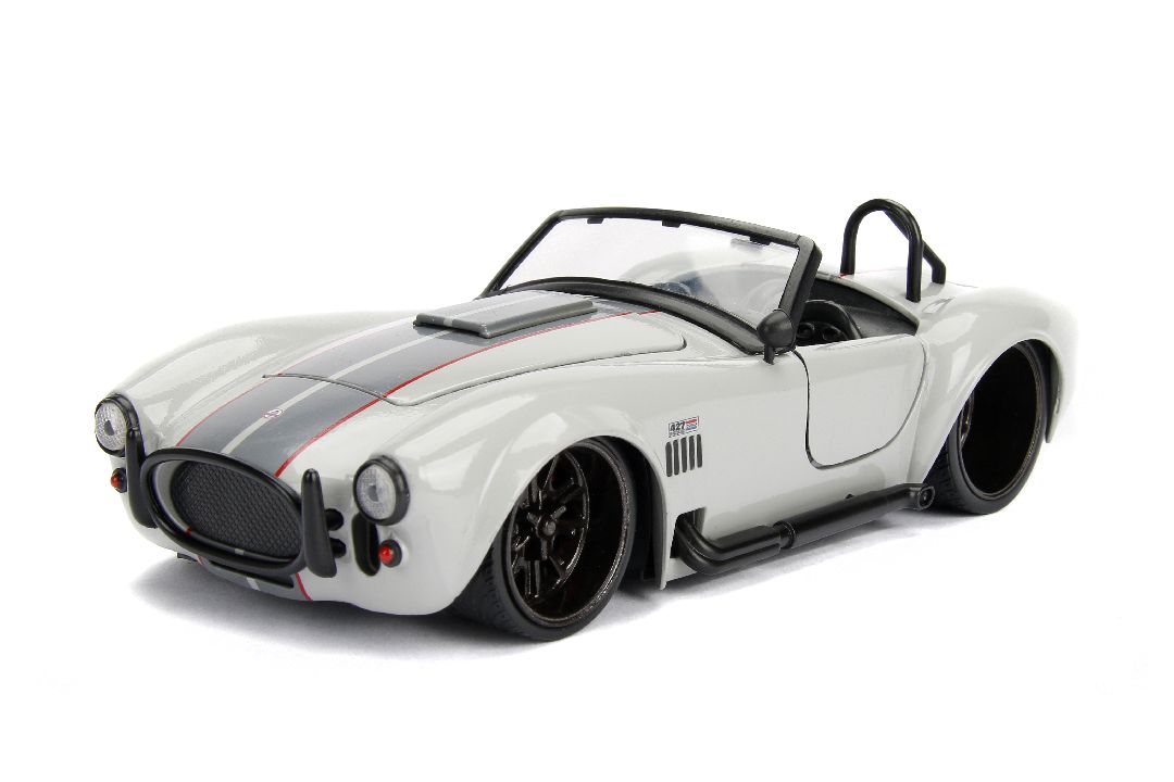 Jada 1/24 "BIGTIME Muscle" 1965 Shelby Cobra 427 S/C - Grey - Click Image to Close