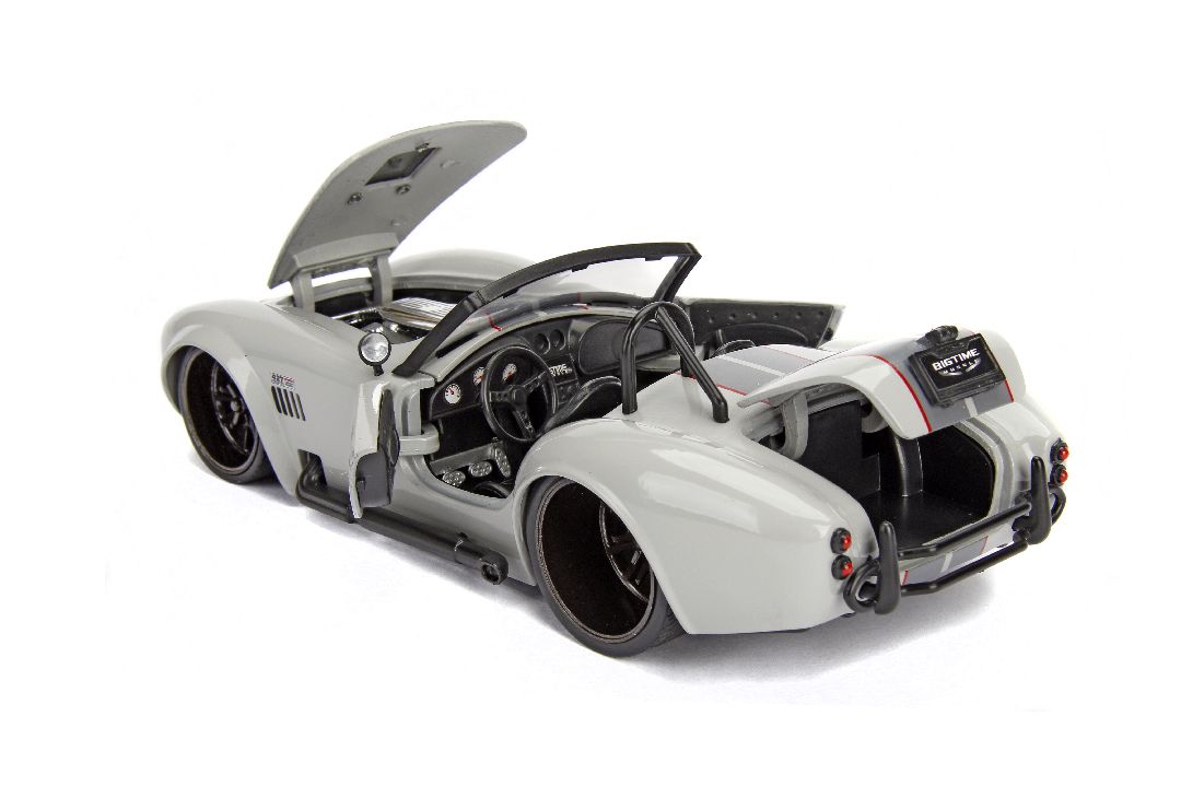 Jada 1/24 "BIGTIME Muscle" 1965 Shelby Cobra 427 S/C - Grey