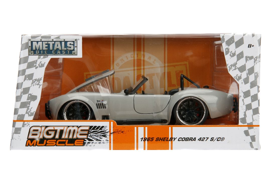 Jada 1/24 "BIGTIME Muscle" 1965 Shelby Cobra 427 S/C - Grey