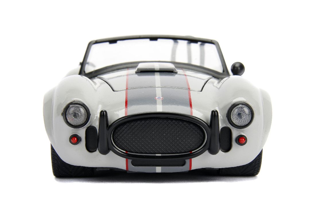 Jada 1/24 "BIGTIME Muscle" 1965 Shelby Cobra 427 S/C - Grey - Click Image to Close