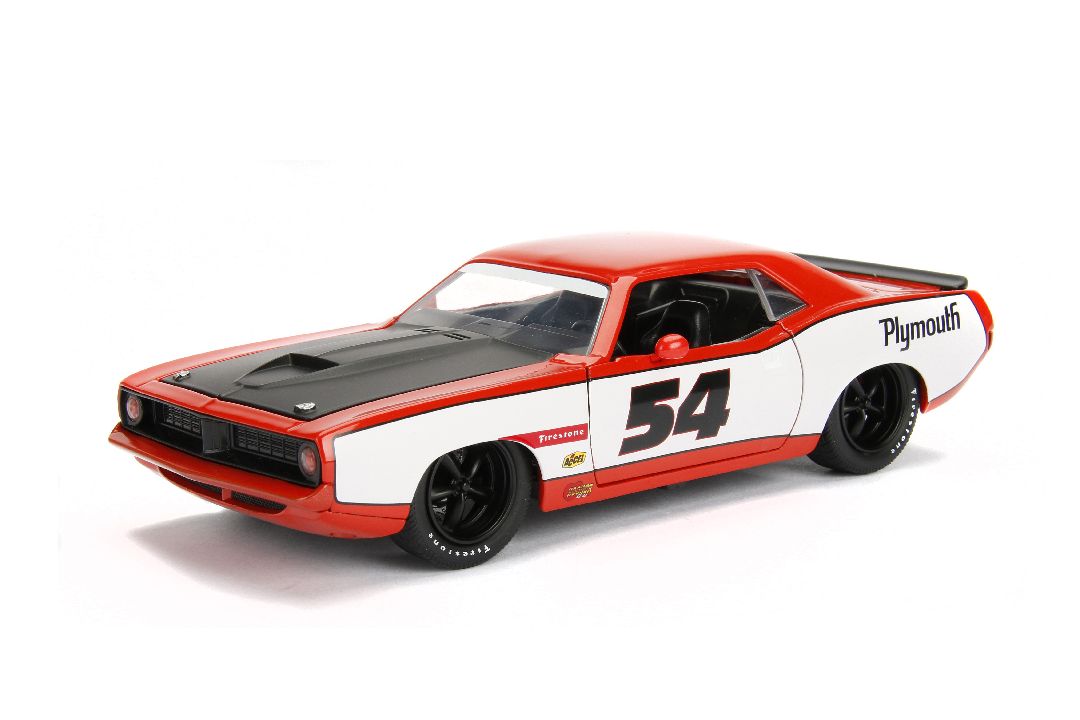 Jada 1/24 "BIGTIME Muscle" 1973 Plymouth Barracuda - Click Image to Close