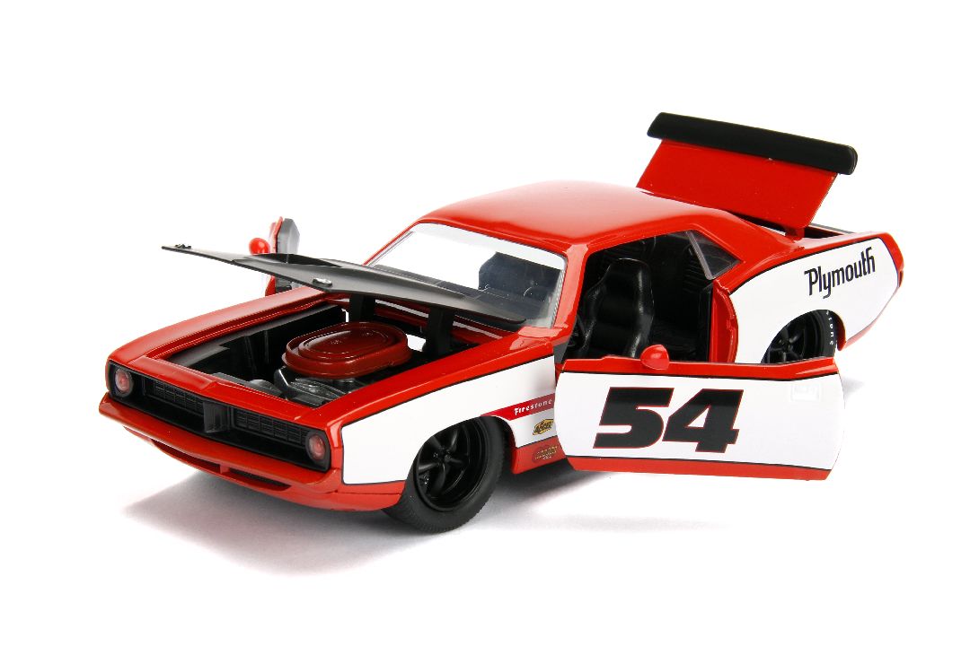 Jada 1/24 "BIGTIME Muscle" 1973 Plymouth Barracuda - Click Image to Close