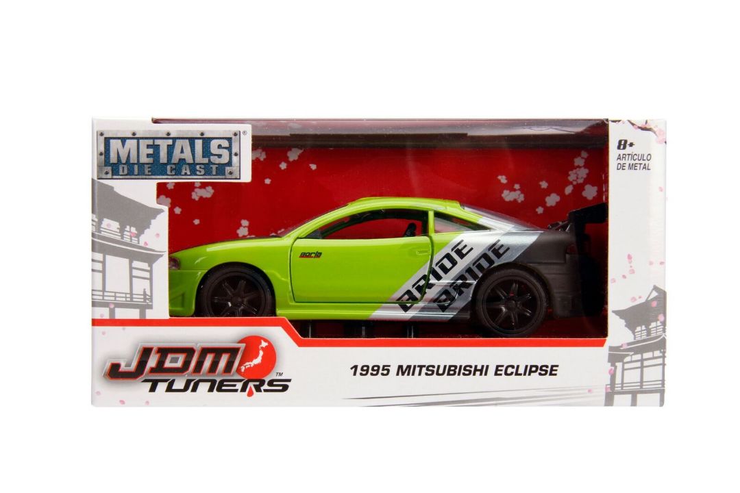 Jada 1/32 "JDM Tuners" 1995 Mitsubishi Eclipse (Full Case Of 24)