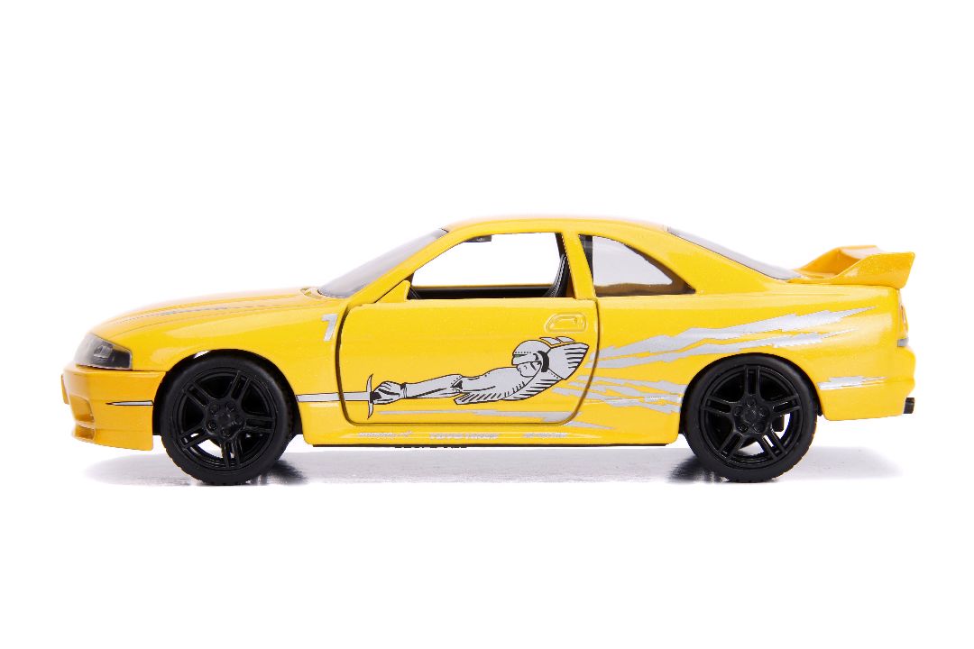 Jada 1/32 "Fast & Furious" 1995 Nissan Skyline GT-R (R33) Yellow - Click Image to Close