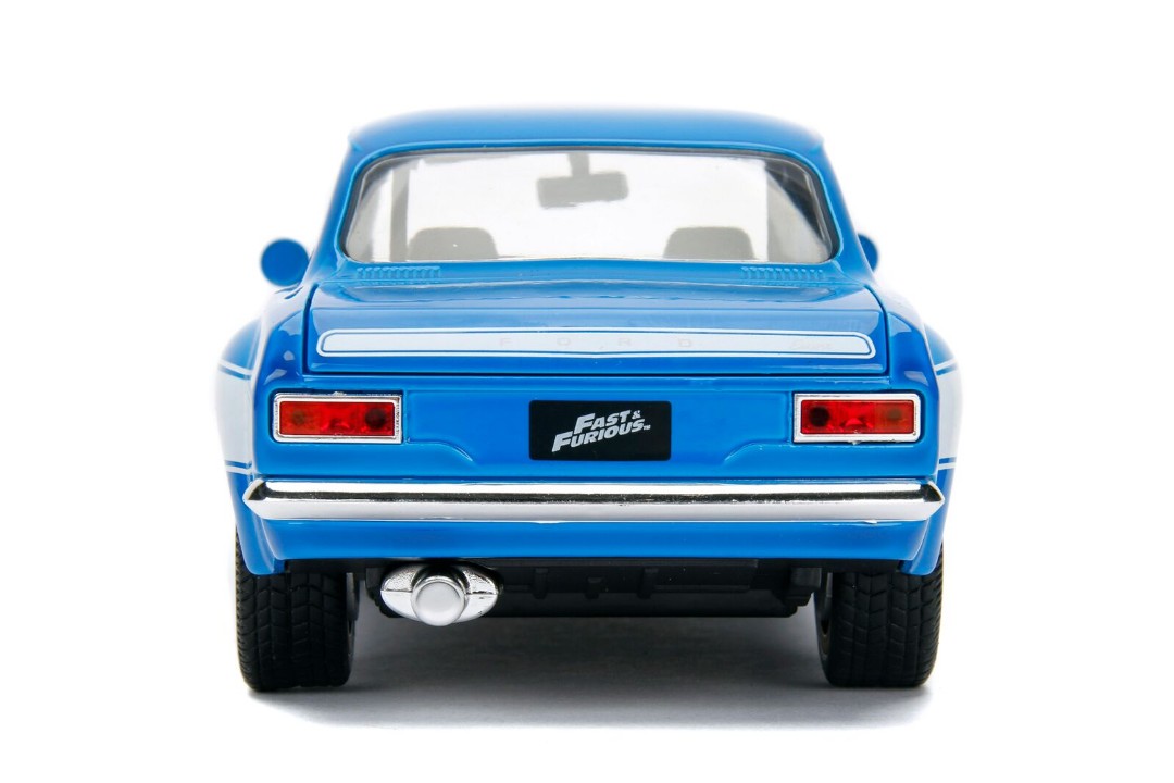 Jada 1/24 "Fast & Furious" Brian's Ford Escort MK1 - Blue - Click Image to Close